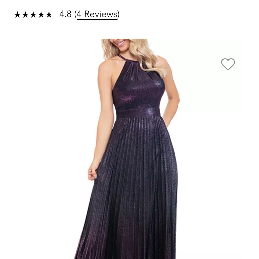 Aqua Elegant and Shimmery purpleish blackish sparkly dress